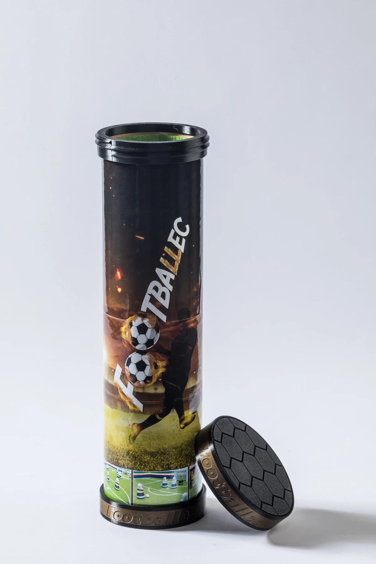 Schwarz-Bronze Deckel