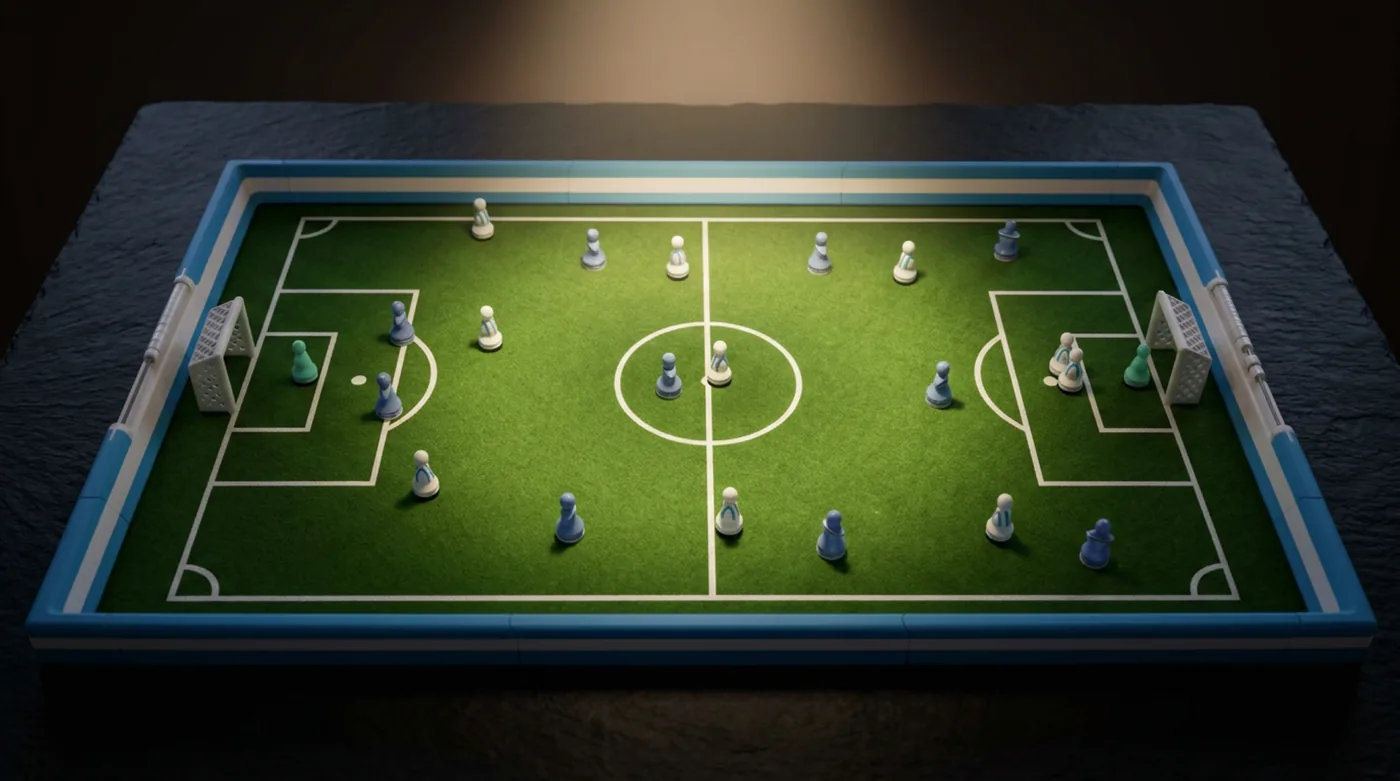 Custom-Footballec in hellblauer Edition