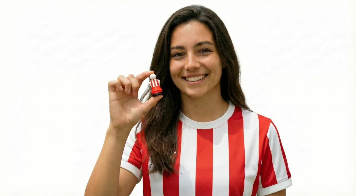 Custom rot weiß Figur