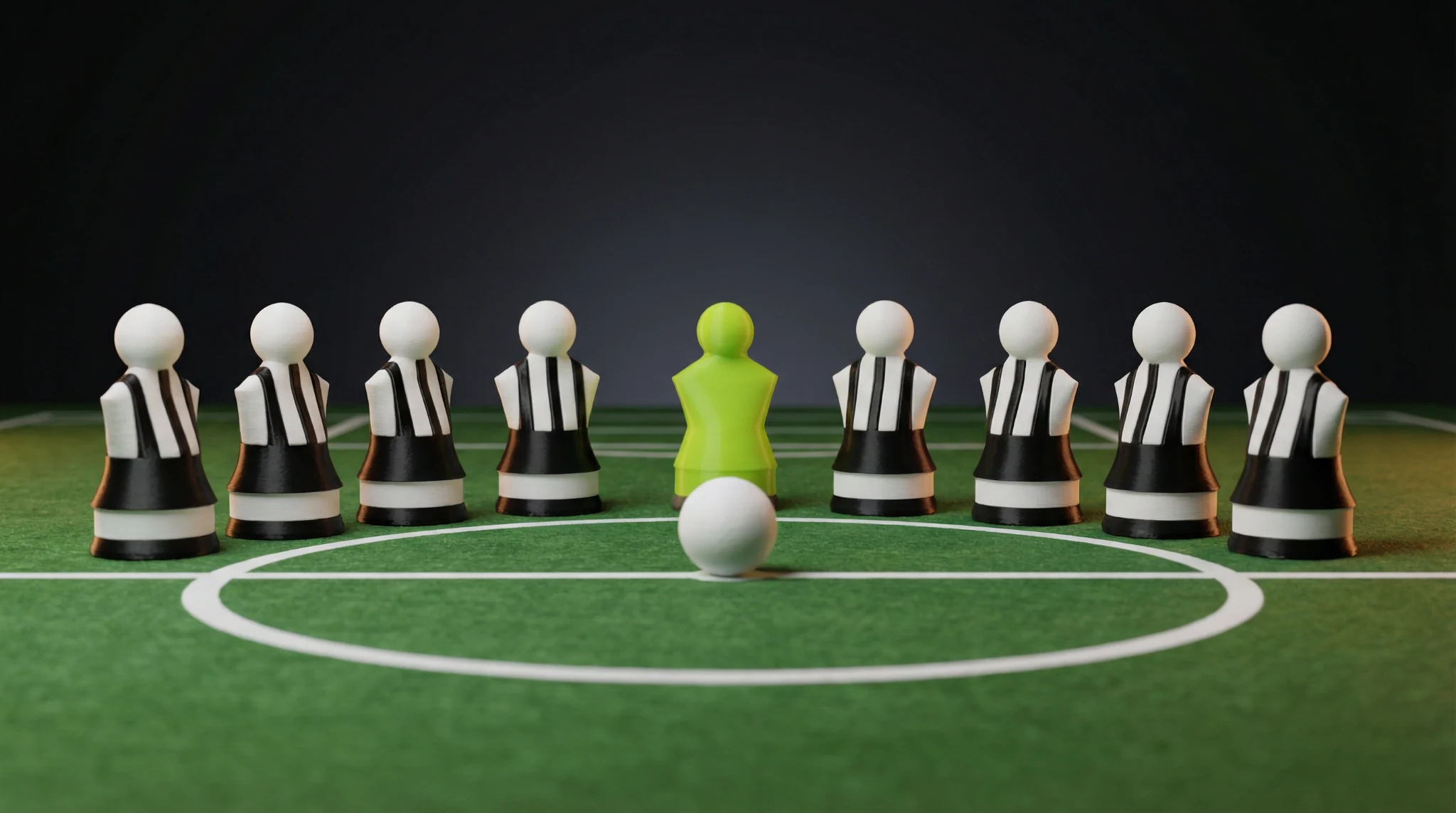 Custom schwarz weiß Figur