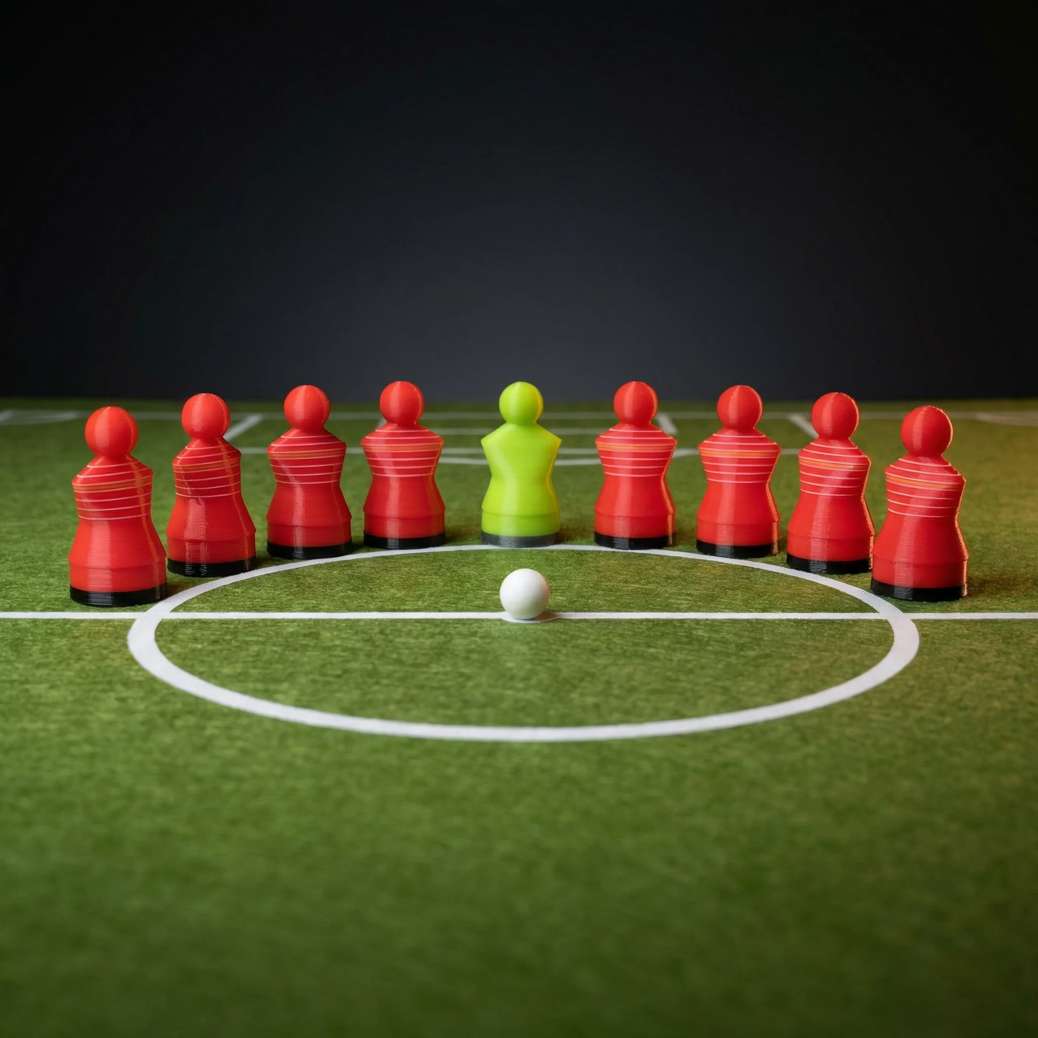 Beispiel für einen österreichischen Liga-Stil in dunklen Farben